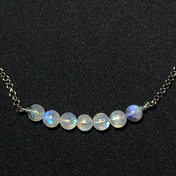 Jewelry - Genuine Rainbow Moonstone Necklace!